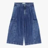 Bermuda di jeans con tasche cargo