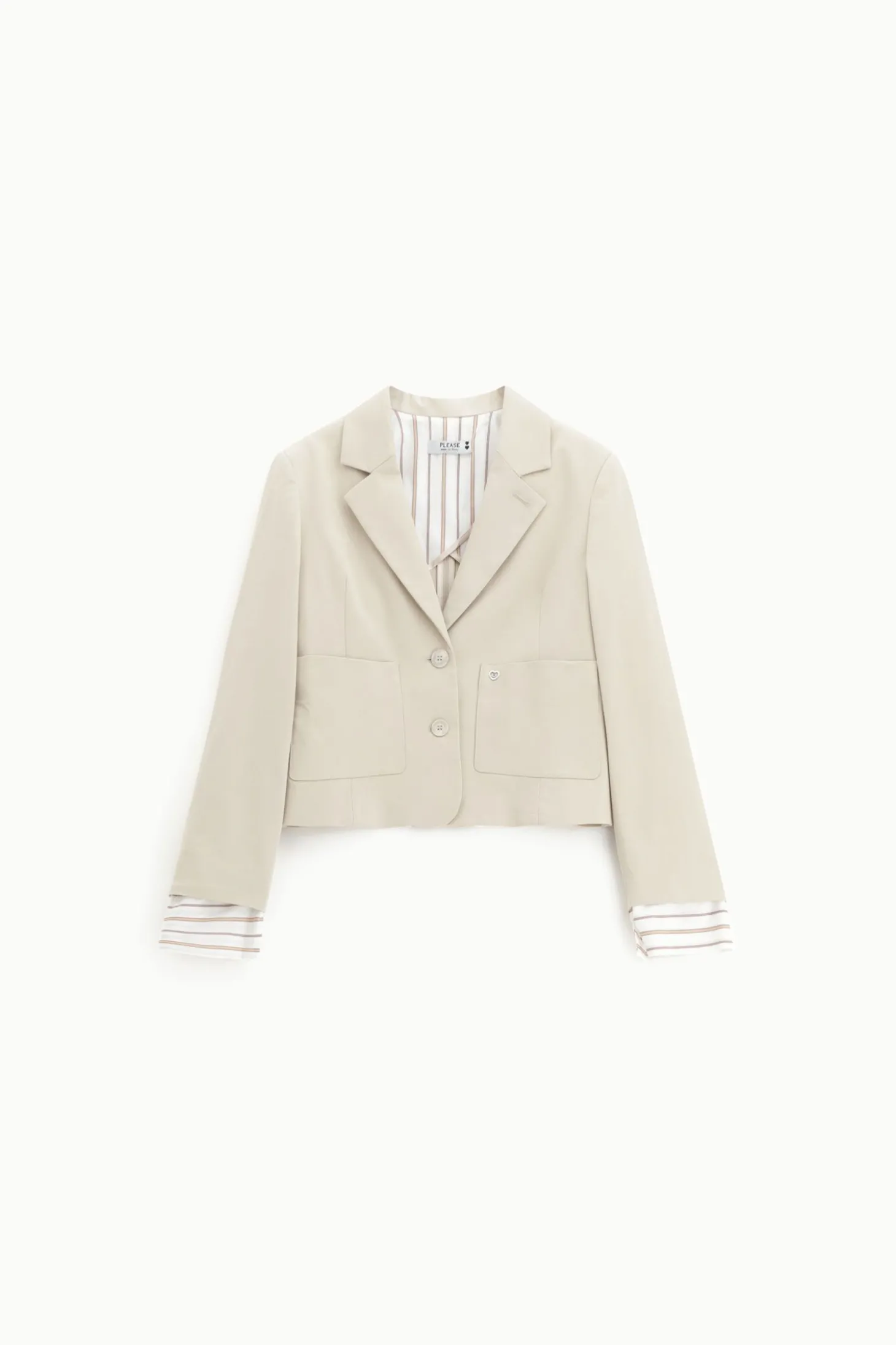 Blazer con botones y bolsillos