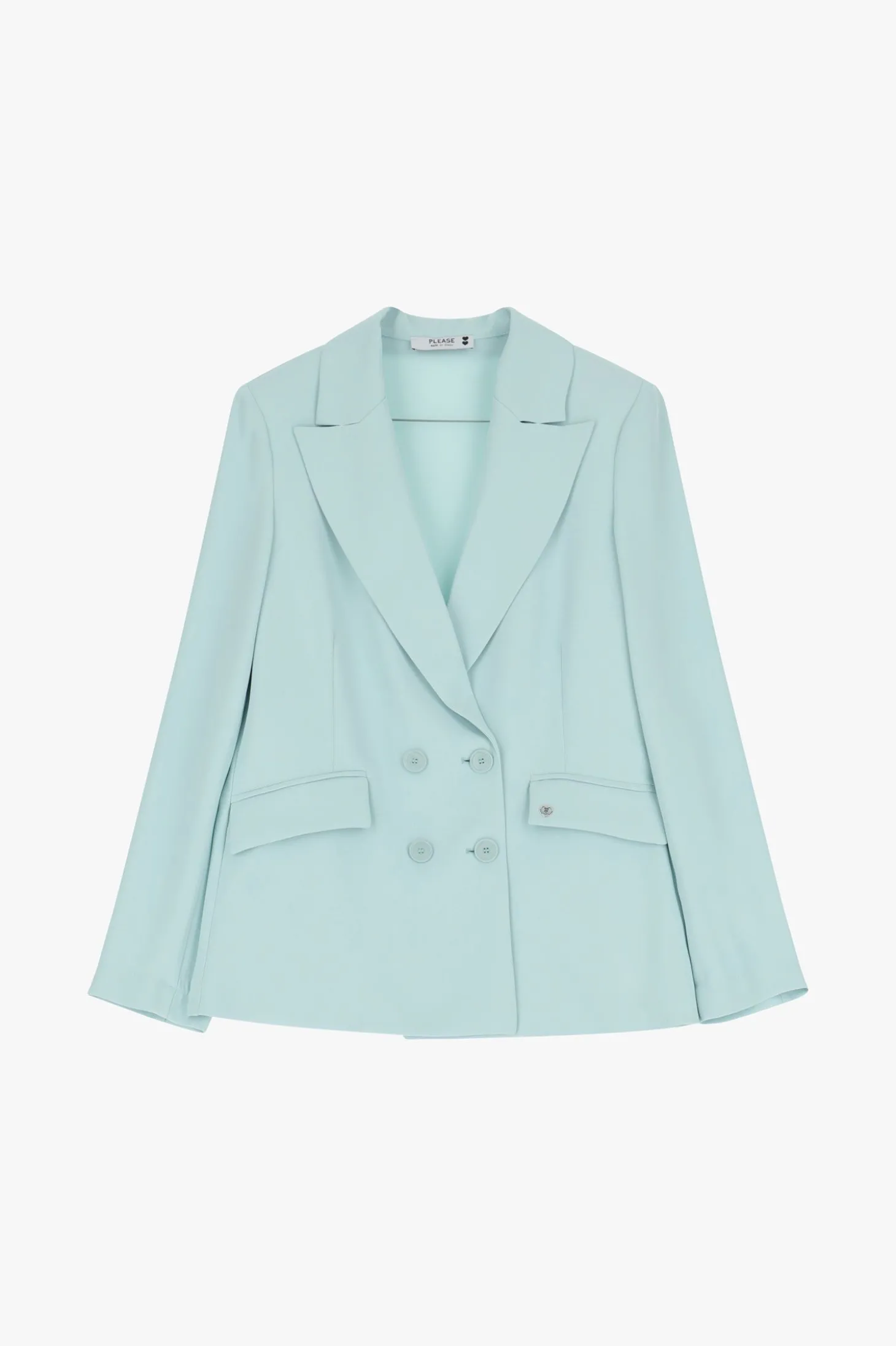 Blazer con cierre cruzado
