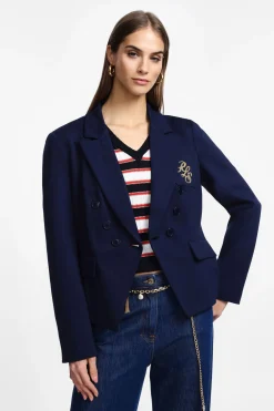Blazer con doble abotonadura