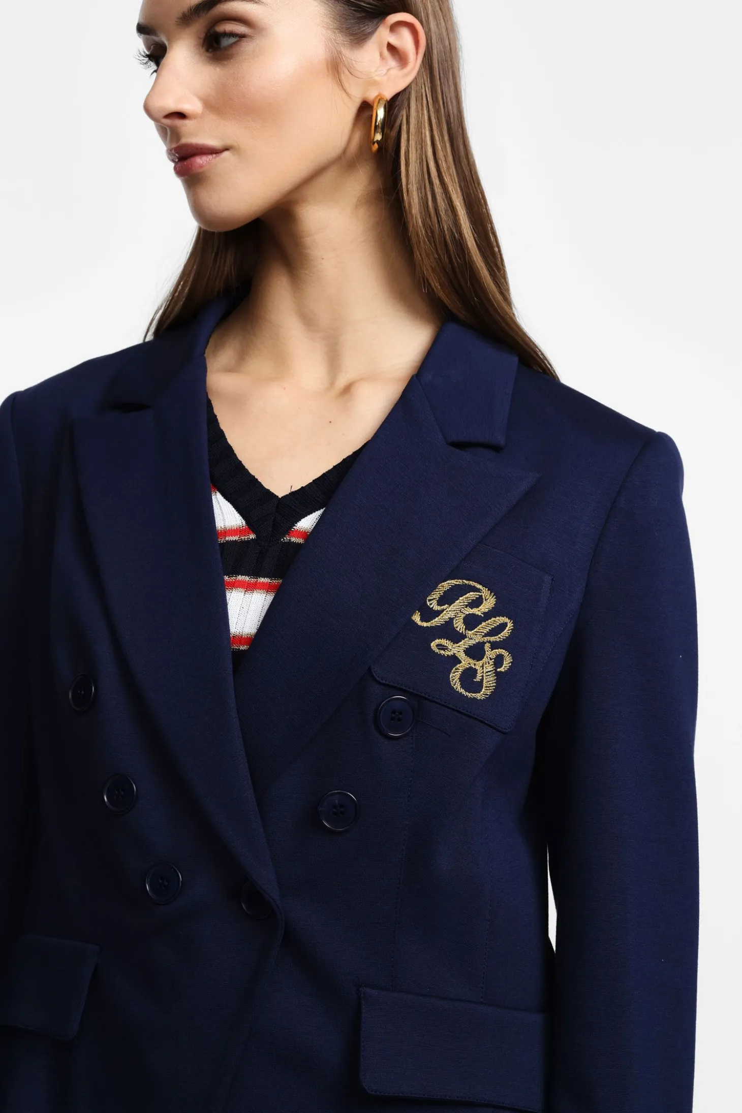 Blazer con doble abotonadura