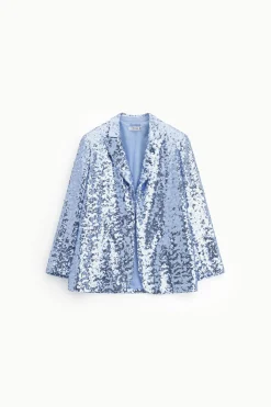 Blazer con lentejuelas y botones