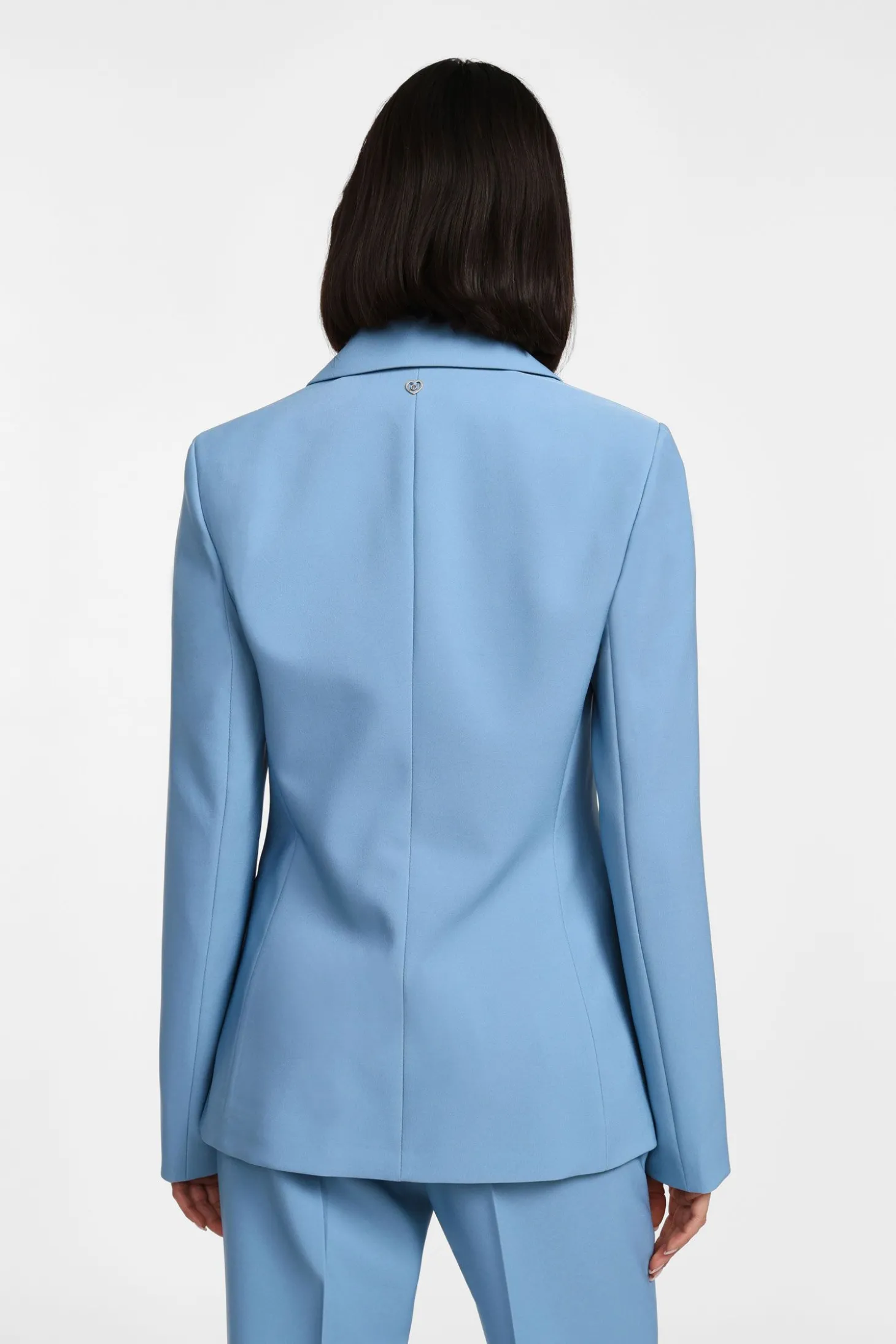 Blazer de botón único con bolsillos