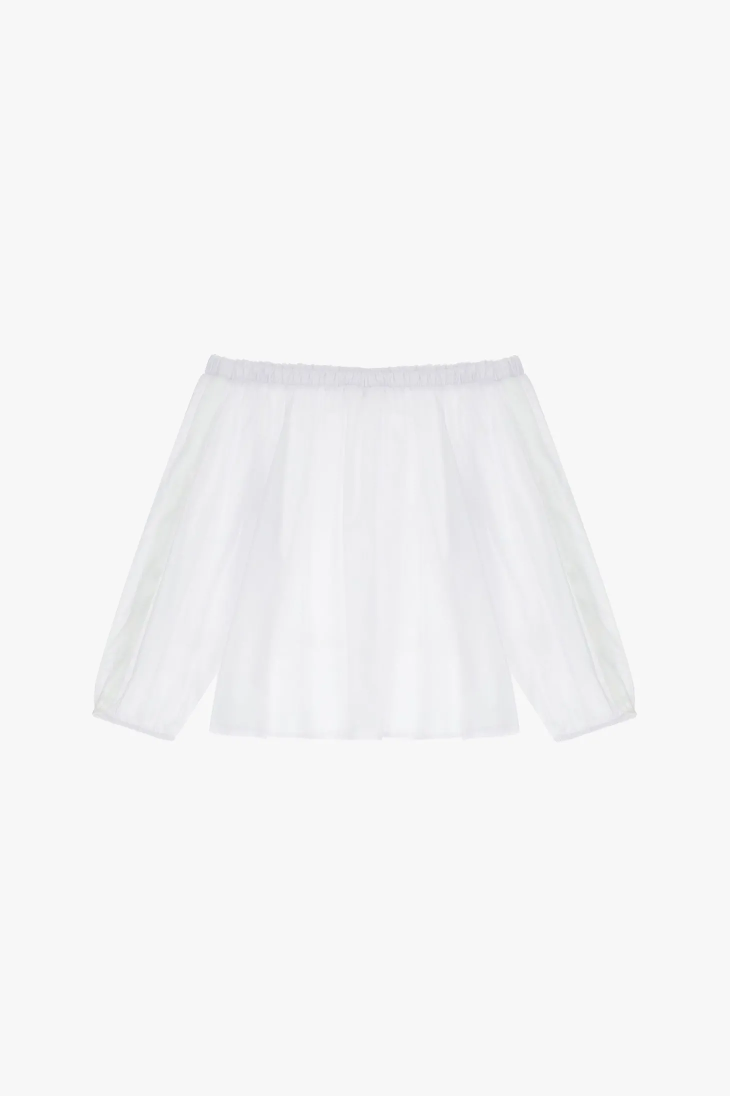 Camisa bardot manga larga
