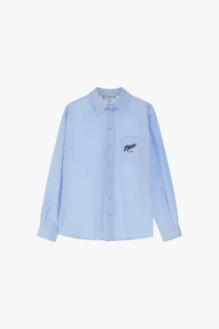 Camisa clásica de manga larga con logo