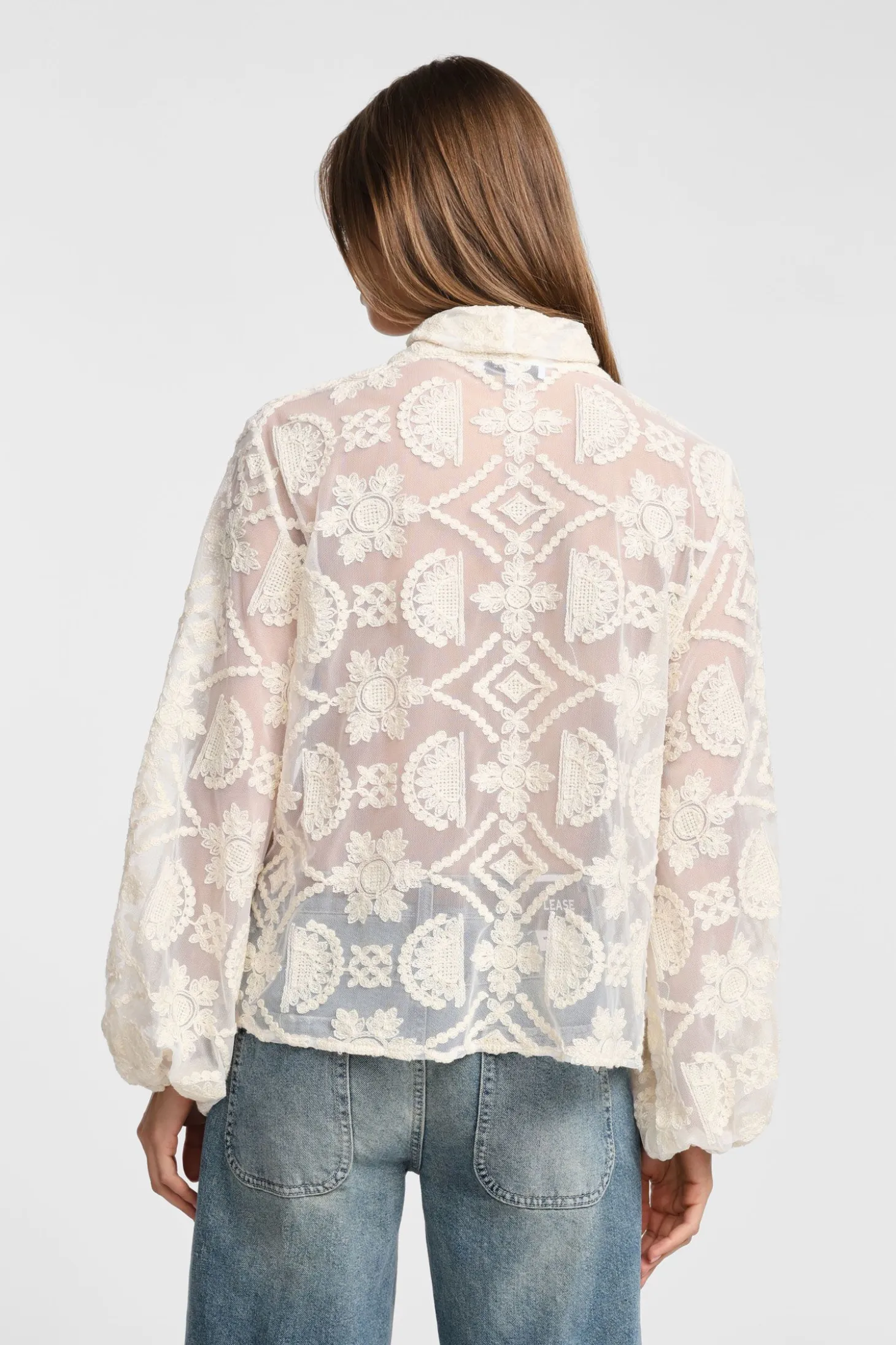 Camisa con mangas largas y estampado