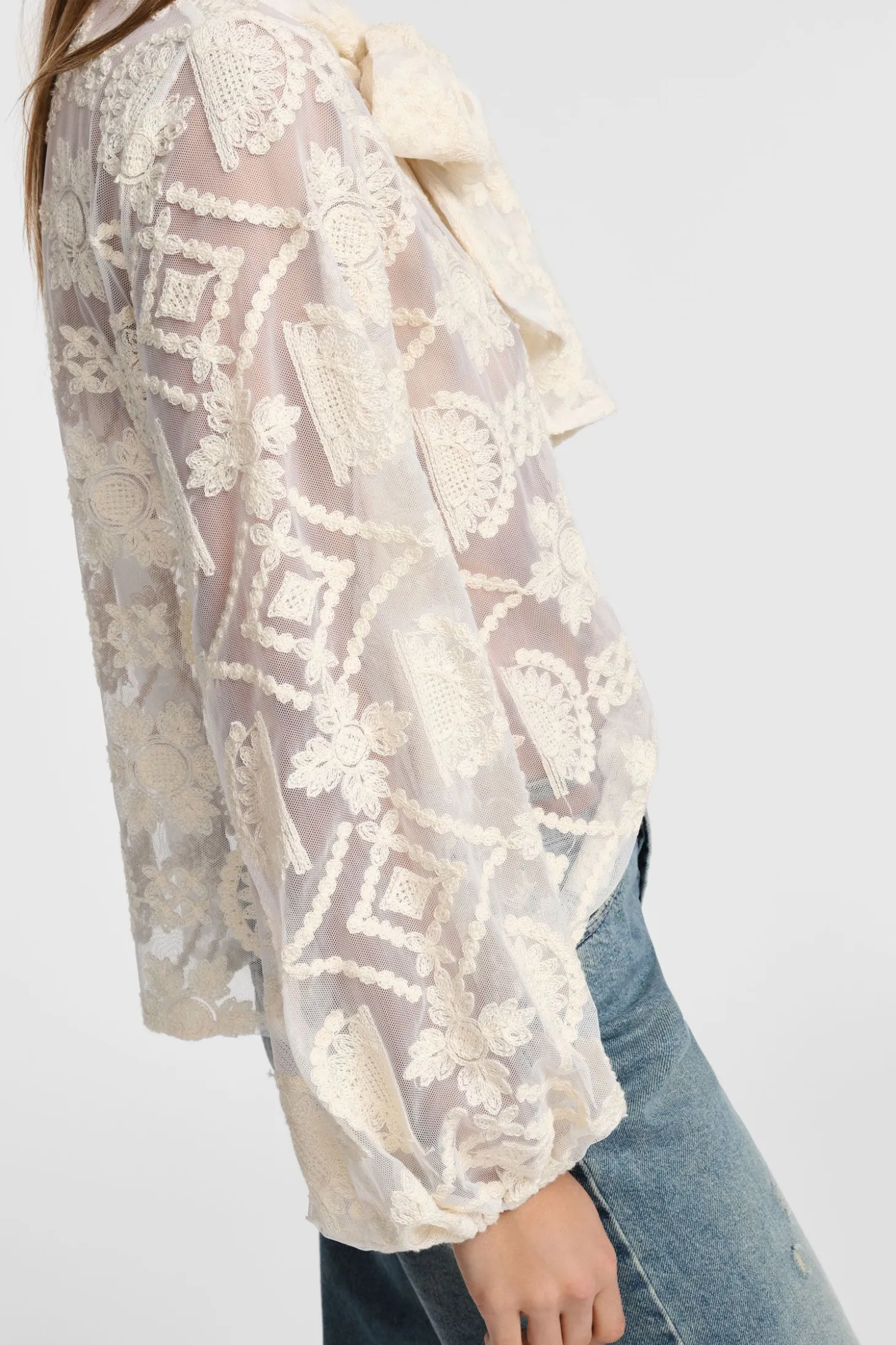 Camisa con mangas largas y estampado