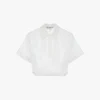 Camisa corta con cuello clásico