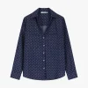 Camisa de lunares con cuello clásico