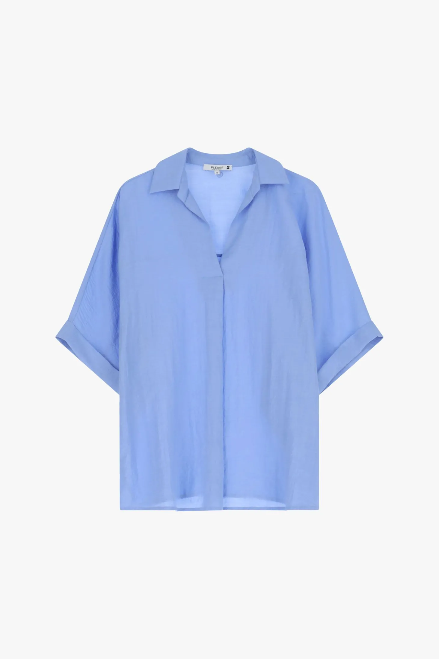 Camisa de manga corta con cuello