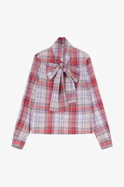 Camisa de manga larga con lazo