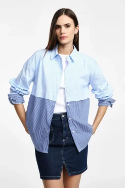 Camisa de rayas con botones