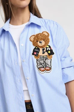 Camisa de rayas con botones