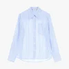Camisa de rayas con cuello clásico