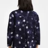 Camisa estampada con mangas 3/4
