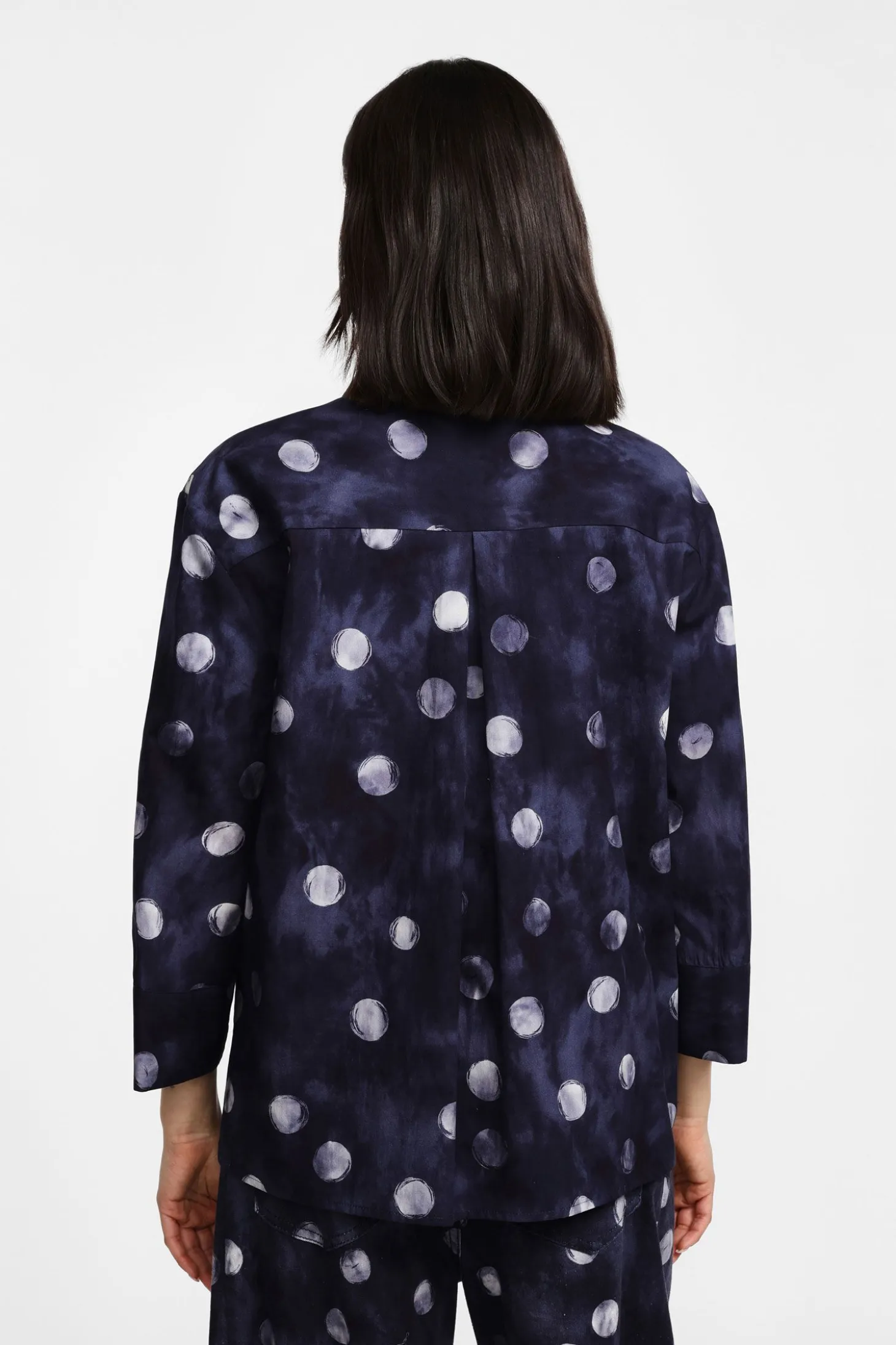 Camisa estampada con mangas 3/4