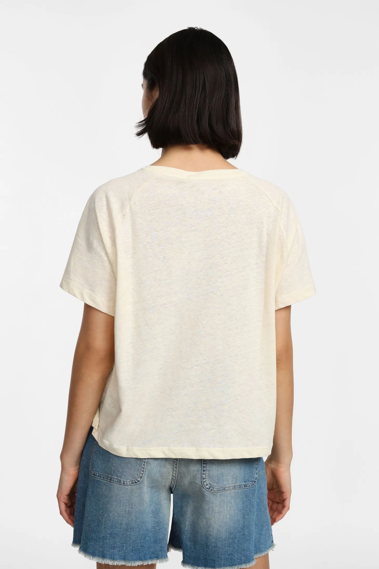 Camiseta con cuello redondo