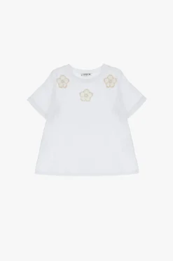 Camiseta con diseño floral