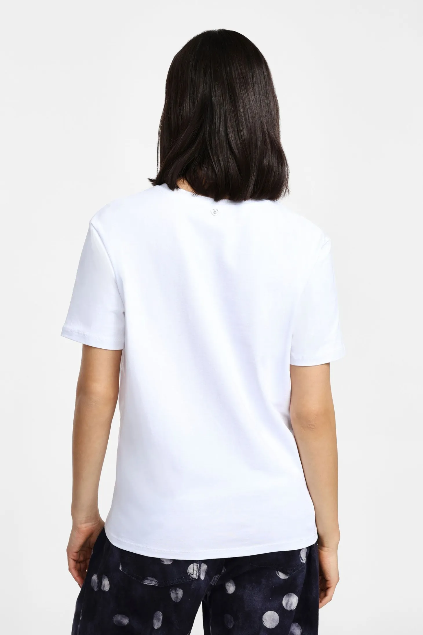 Camiseta con oso manga corta