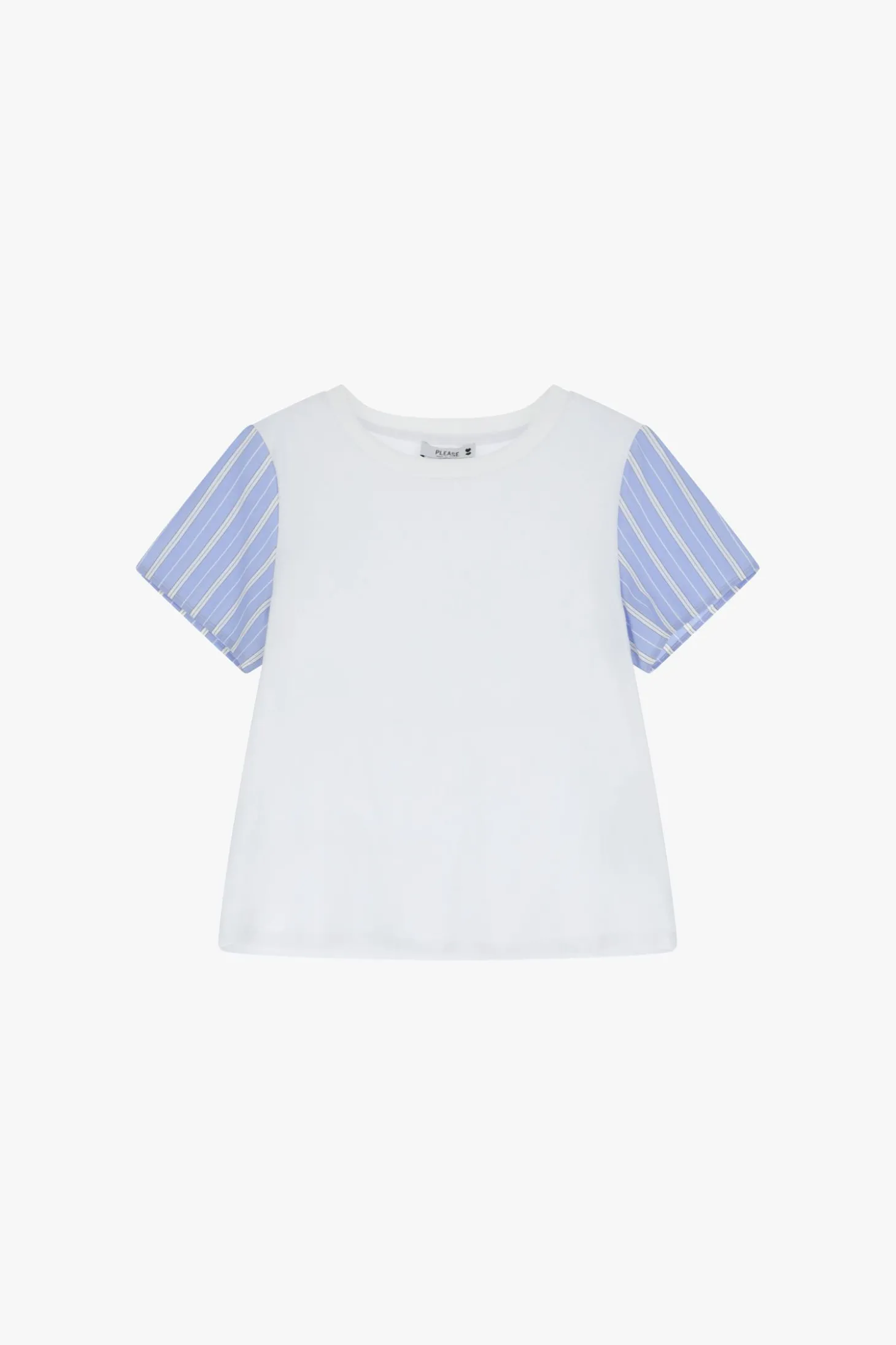 Camiseta corta bicolor