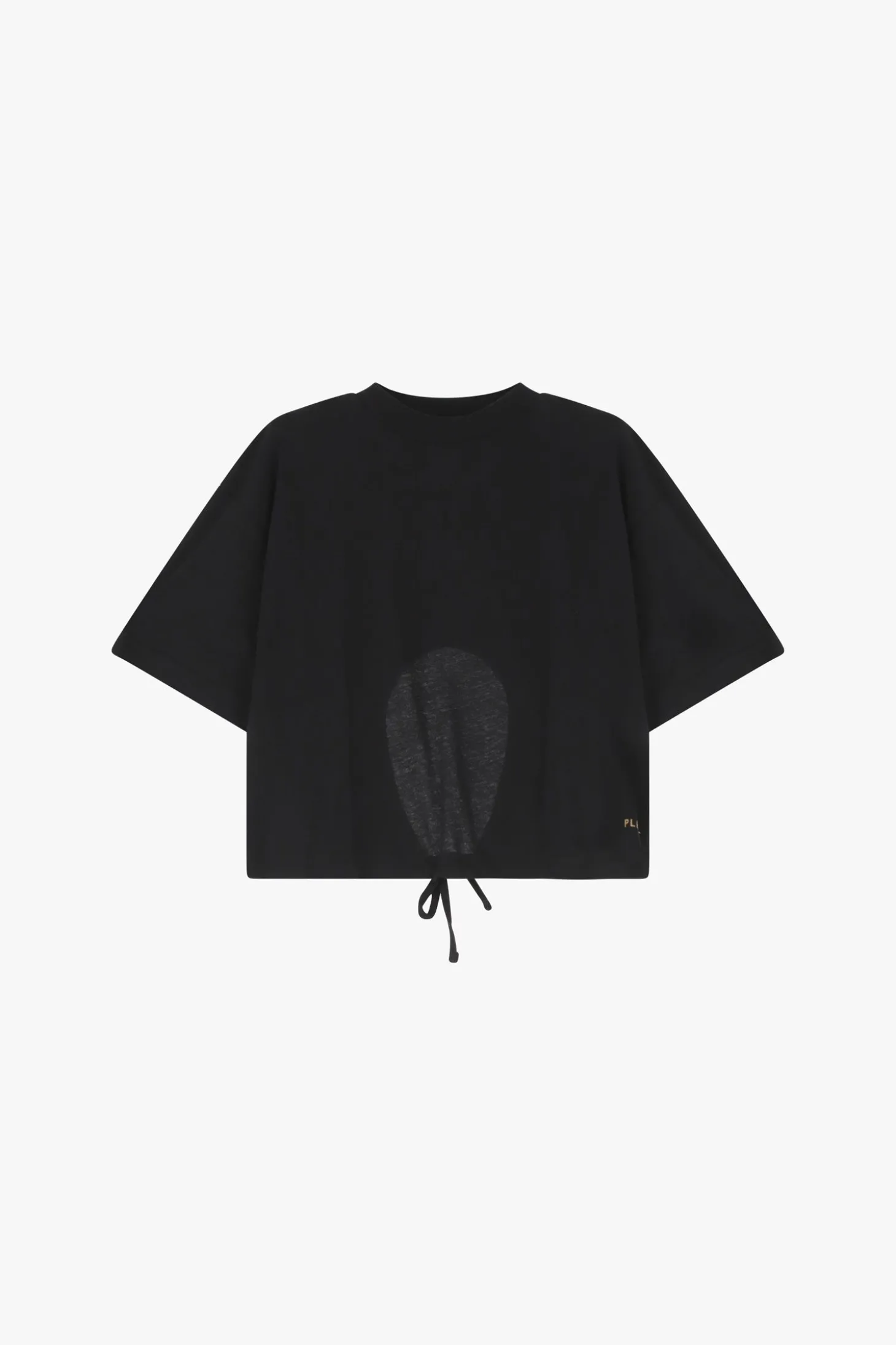 Camiseta corta con cordón ajustable