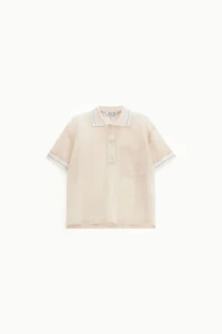 Camiseta cuello polo manga corta