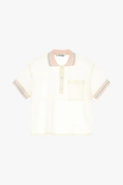 Camiseta cuello polo manga corta