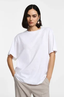 Camiseta cuello redondo manga corta