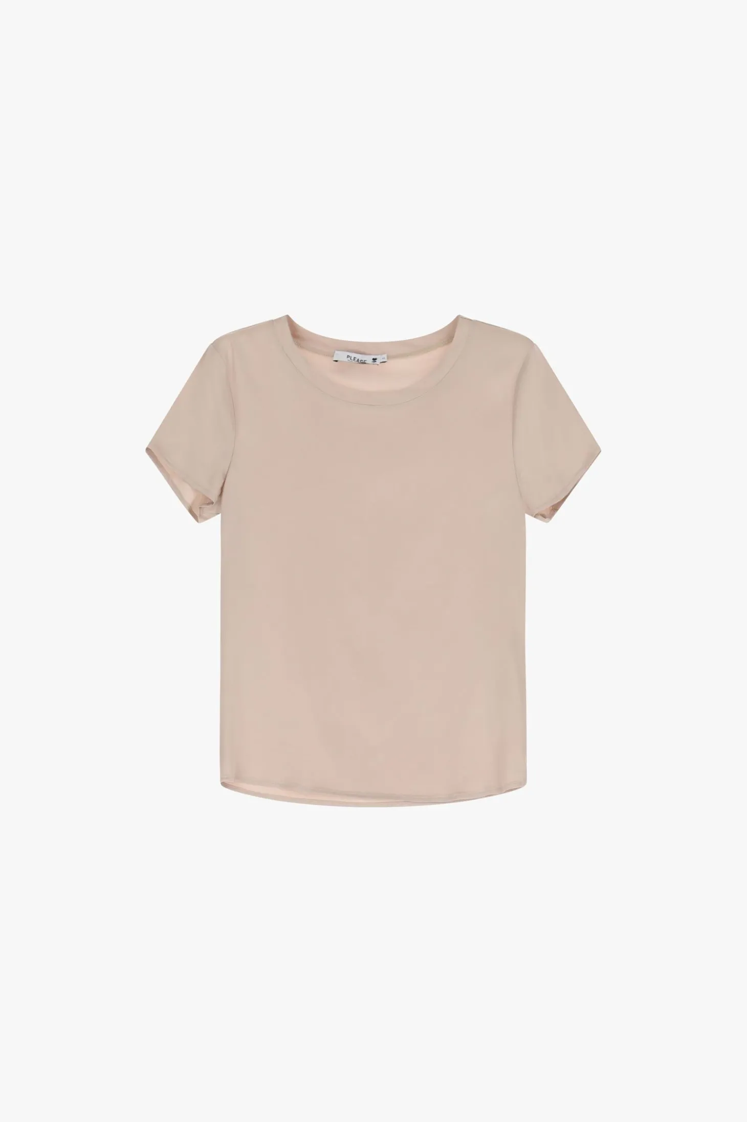 Camiseta cuello redondo manga corta