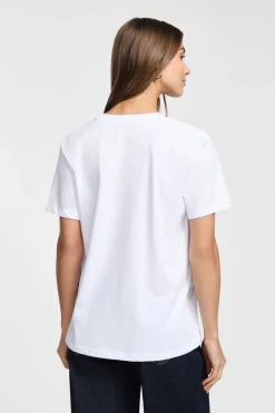Camiseta cuello redondo manga corta