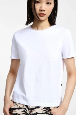 Camiseta cuello redondo manga corta