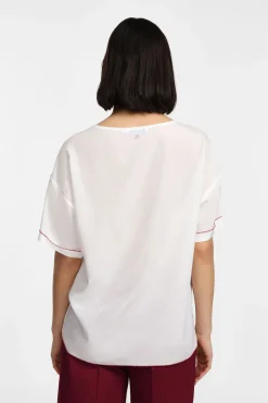 Camiseta de cuello redondo y manga corta