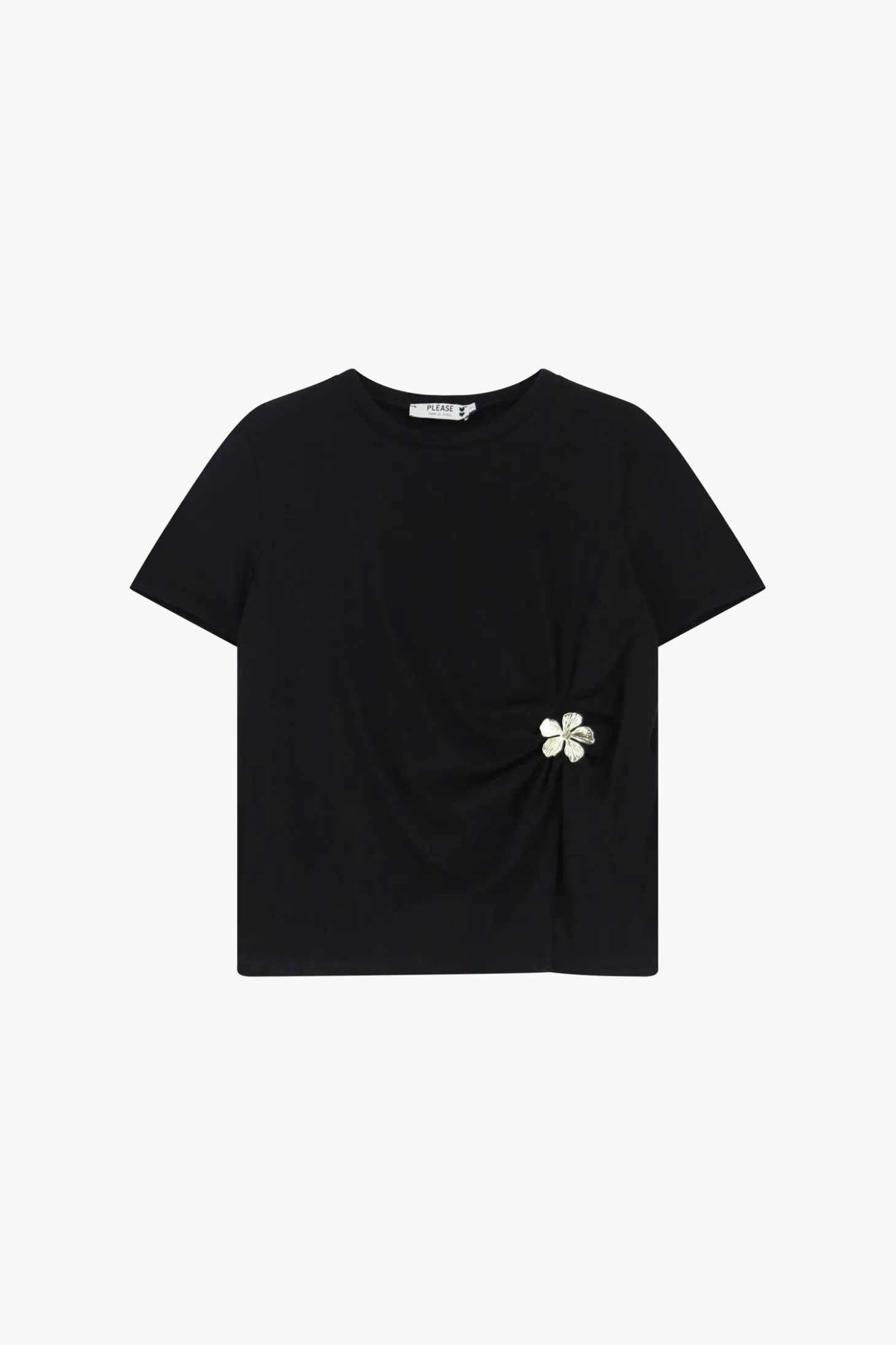Camiseta de manga corta con detalle