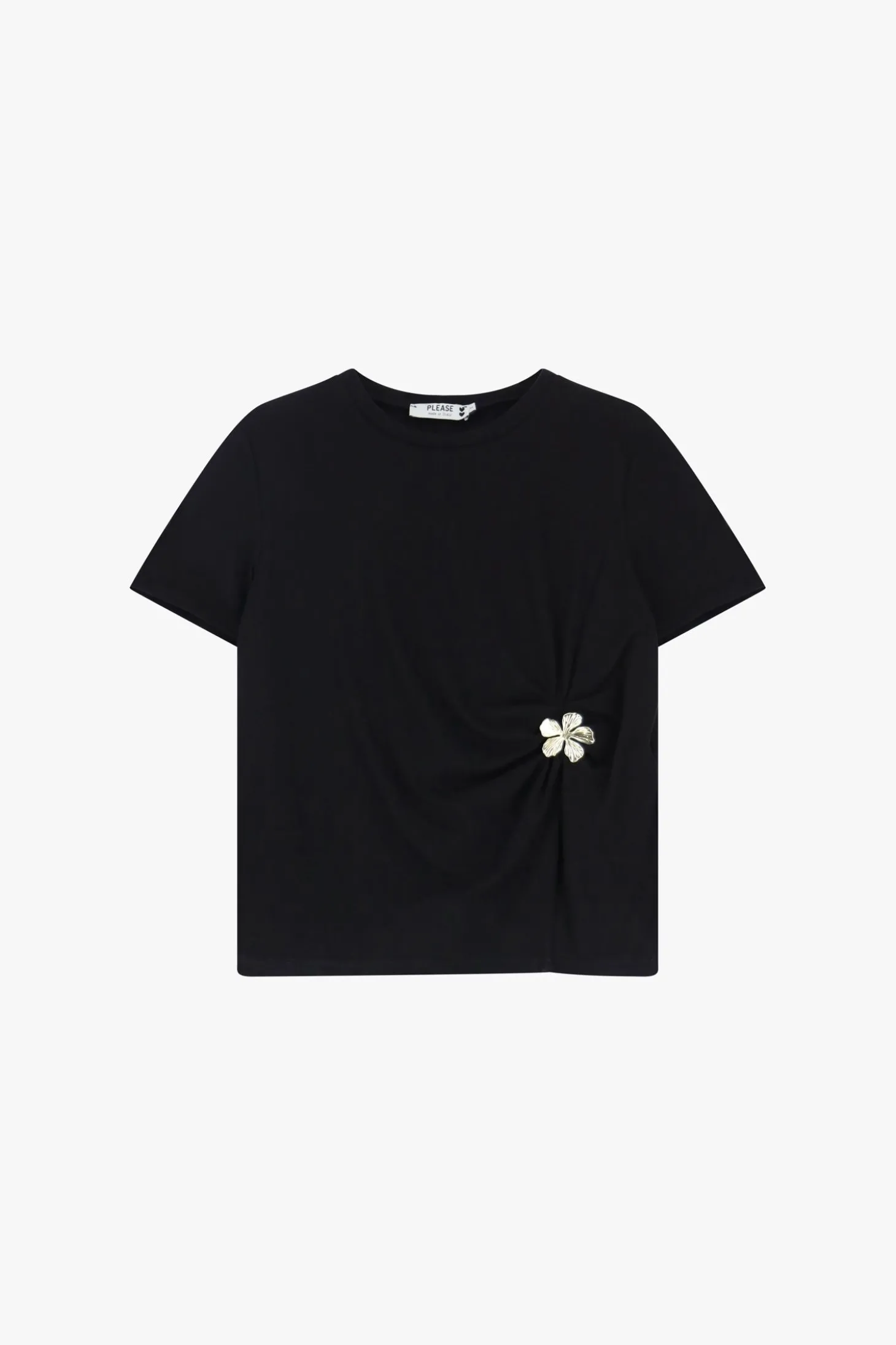 Camiseta de manga corta con detalle