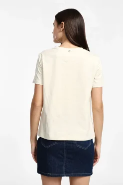 Camiseta de manga corta con detalle