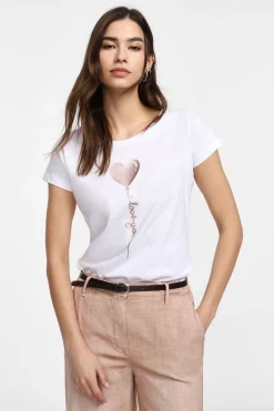 Camiseta estampada de manga corta