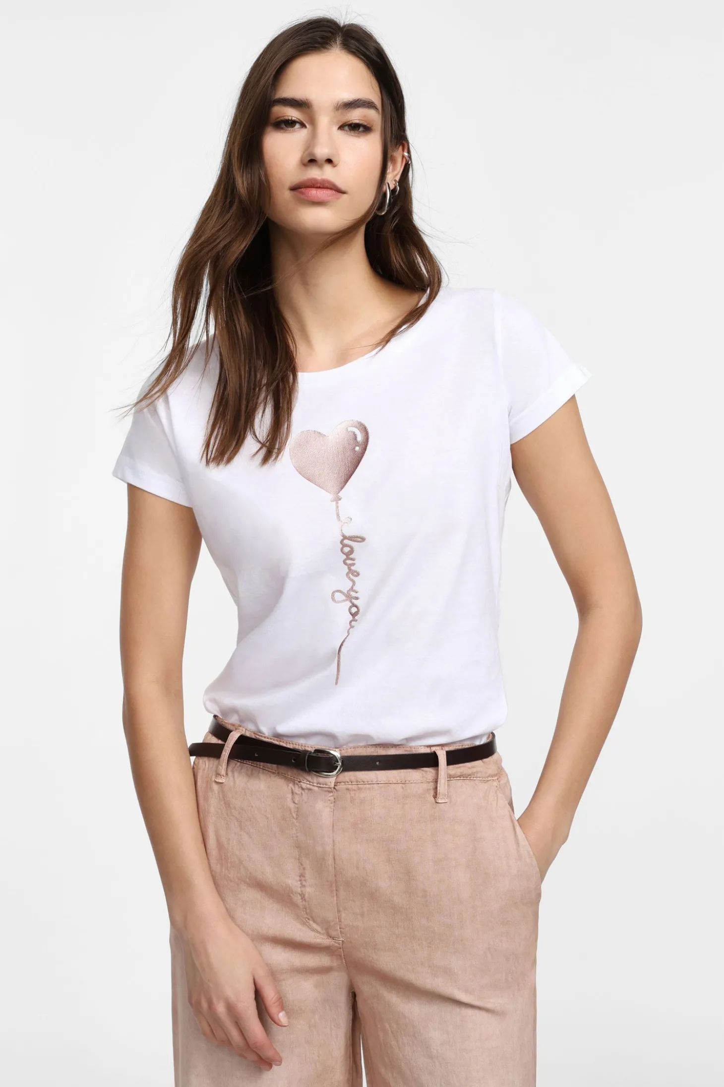 Camiseta estampada de manga corta