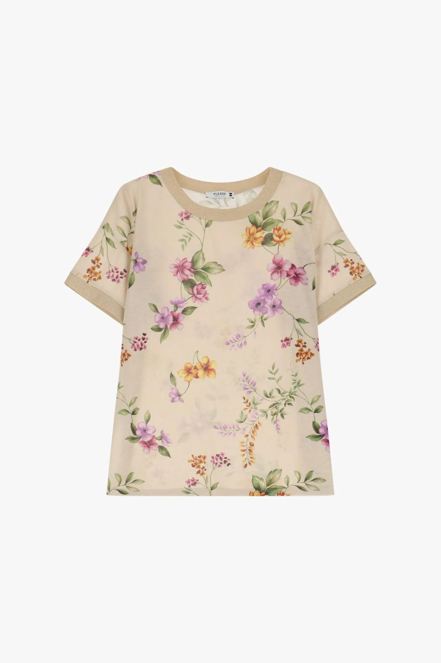 Camiseta estampada de manga corta