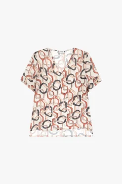 Camiseta estampada manga corta