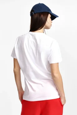 Camiseta impresa cuello redondo manga corta