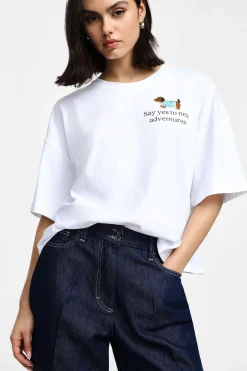 Camiseta manga corta con estampado