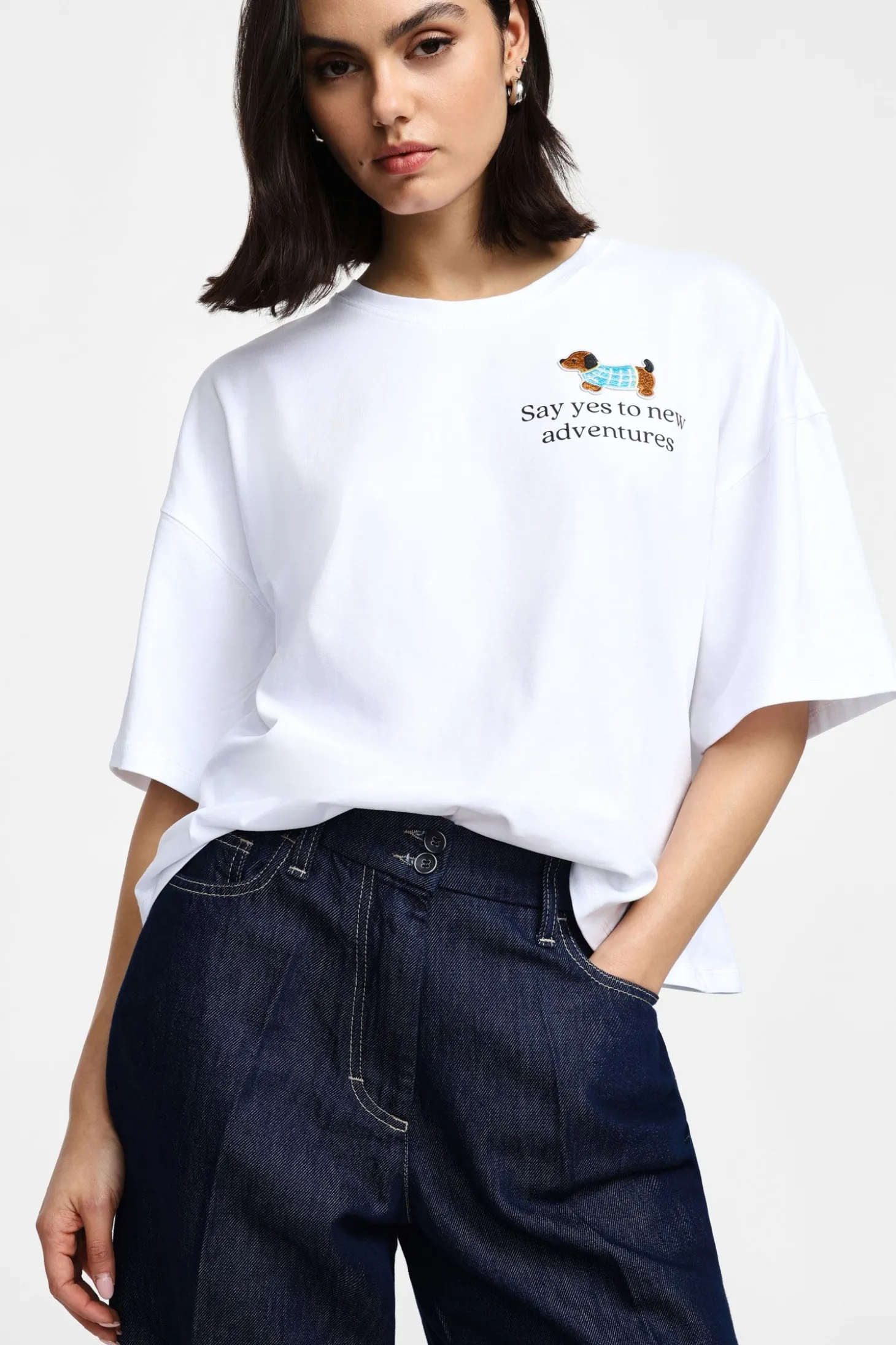 Camiseta manga corta con estampado