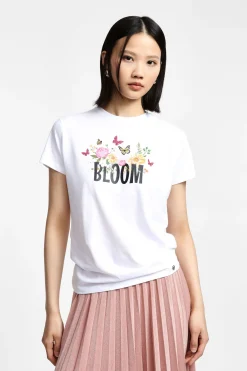 Camiseta manga corta estampada