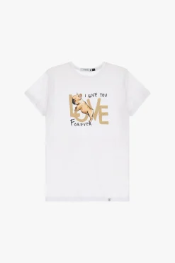 Camiseta manga corta estampada