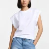 Camiseta sin mangas cuello redondo