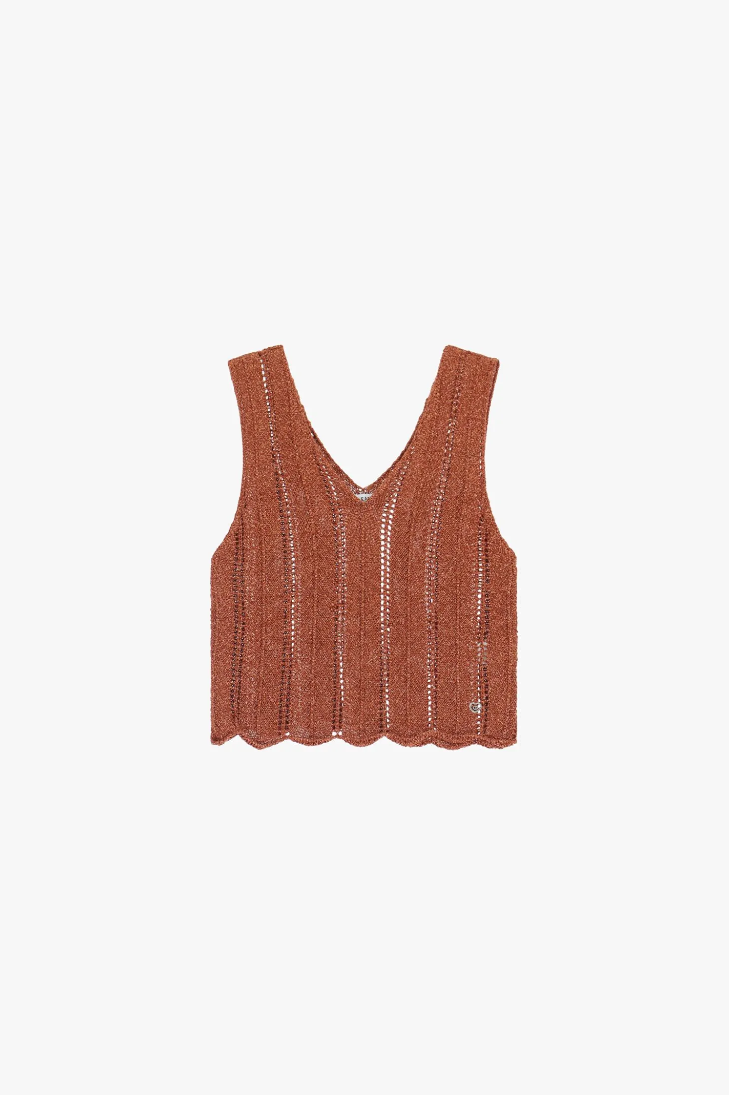 Camiseta sin mangas de punto