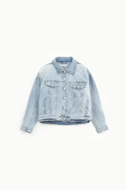 Chaqueta de denim con botones