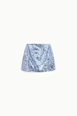 Falda corta con lentejuelas
