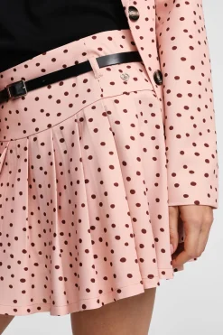 Falda corta de lunares animada