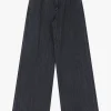 Jeans a gamba larga con vita bassa